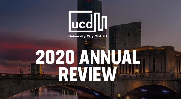 Cover image for the 2020 UCD annual review 