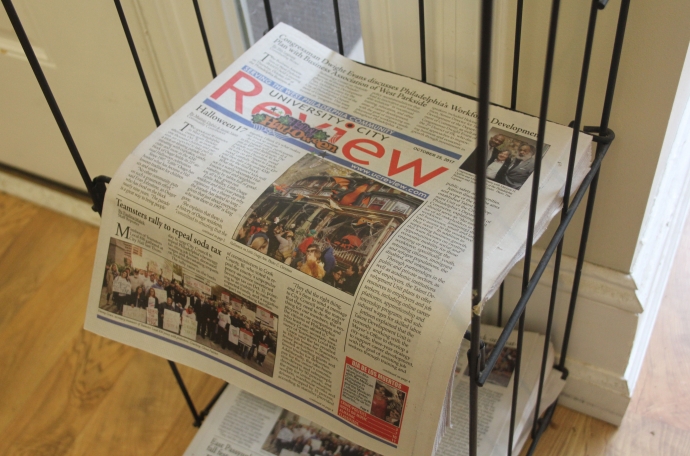 An image of a printed version of the University City Review