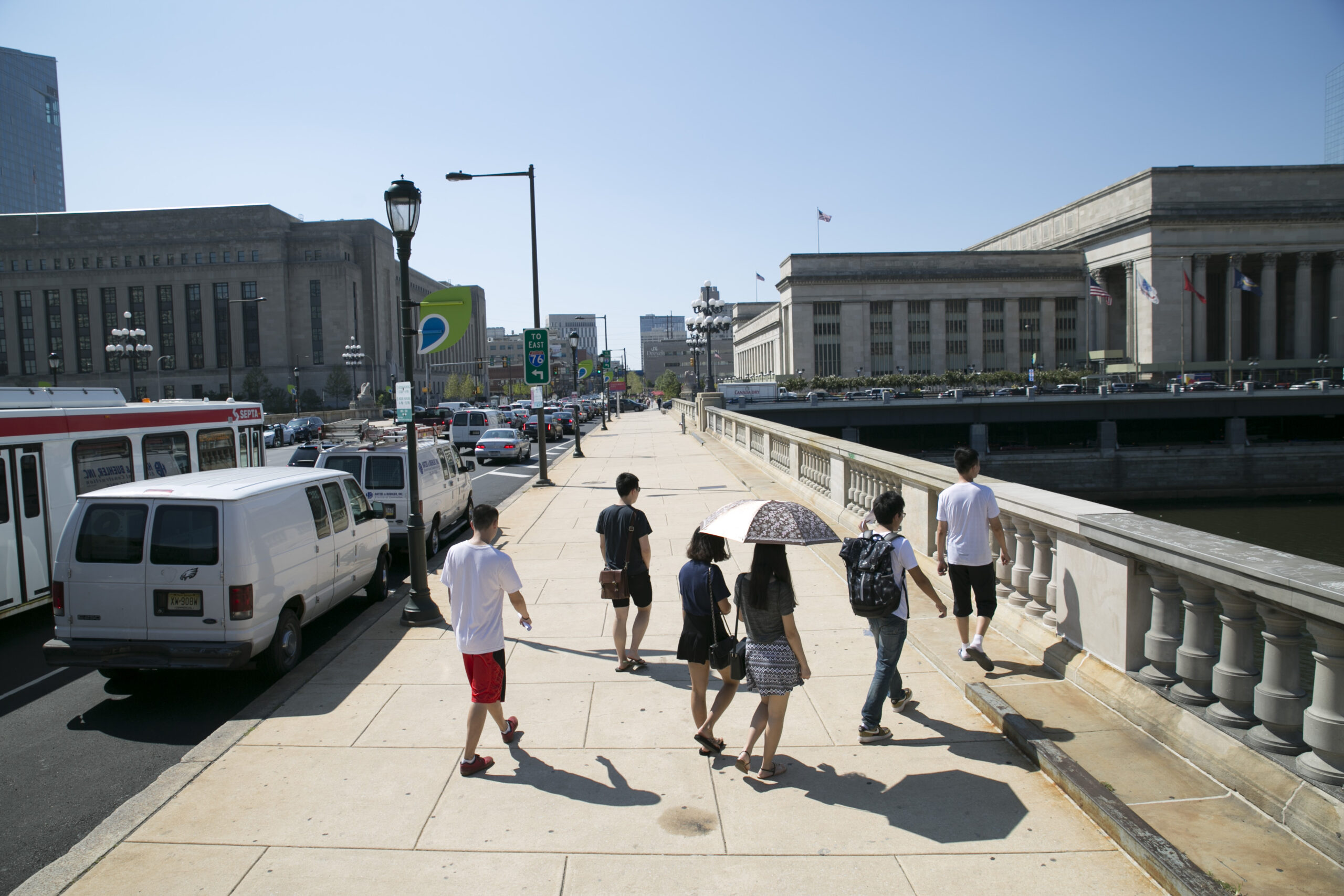 The Market Street Bridge in Philadelphia