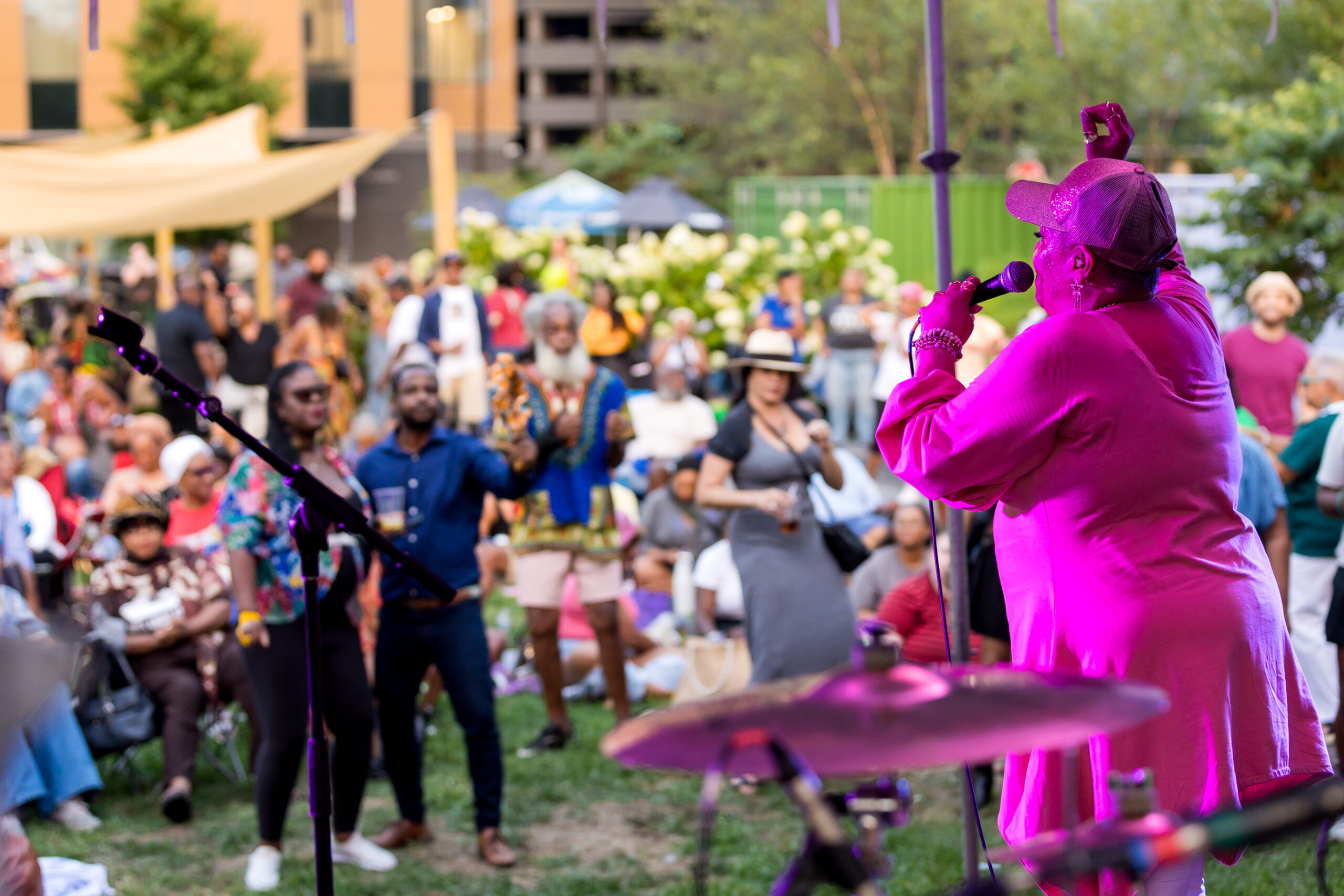 Lady Alma performs at the University City Summer Series