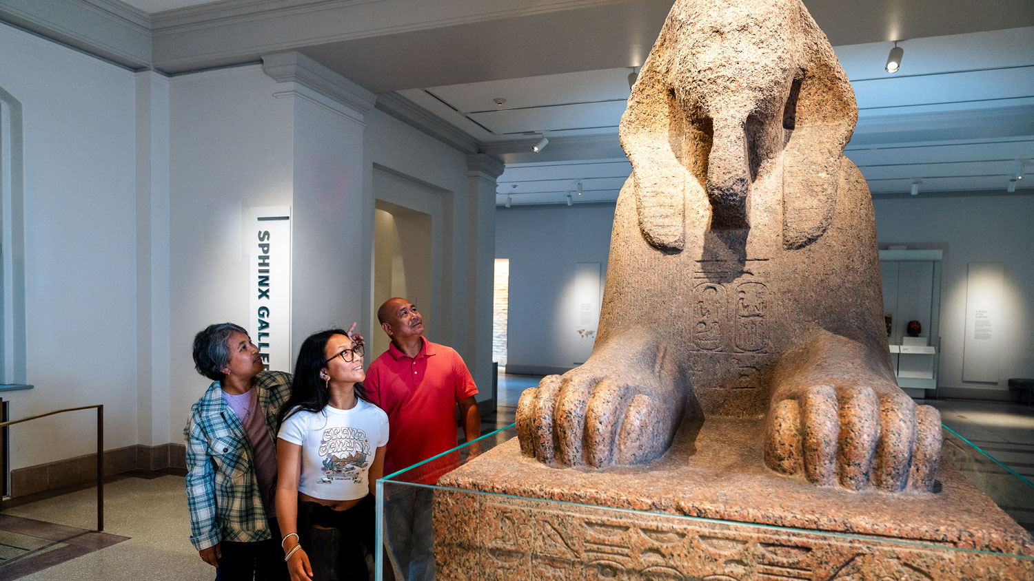Children exploring the Penn Museum