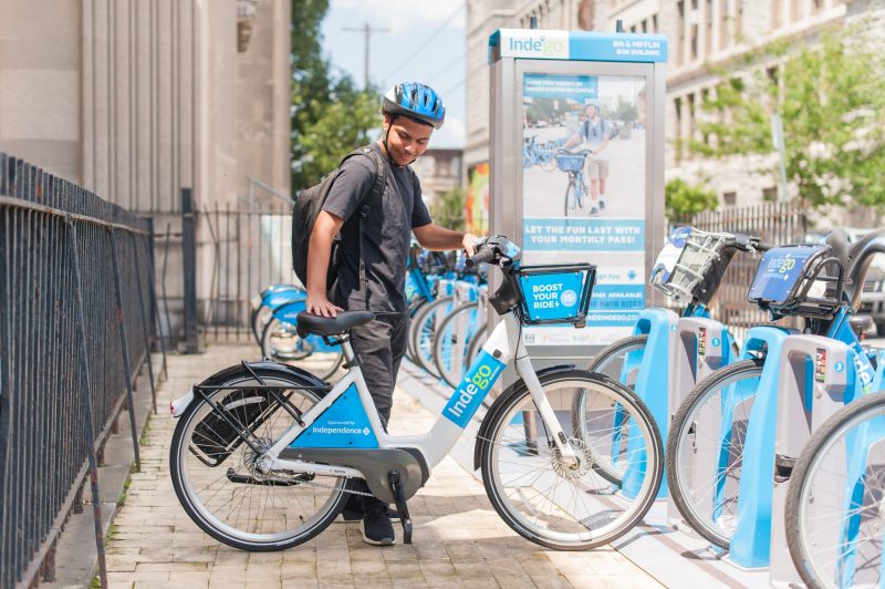 Indego bike promotional image