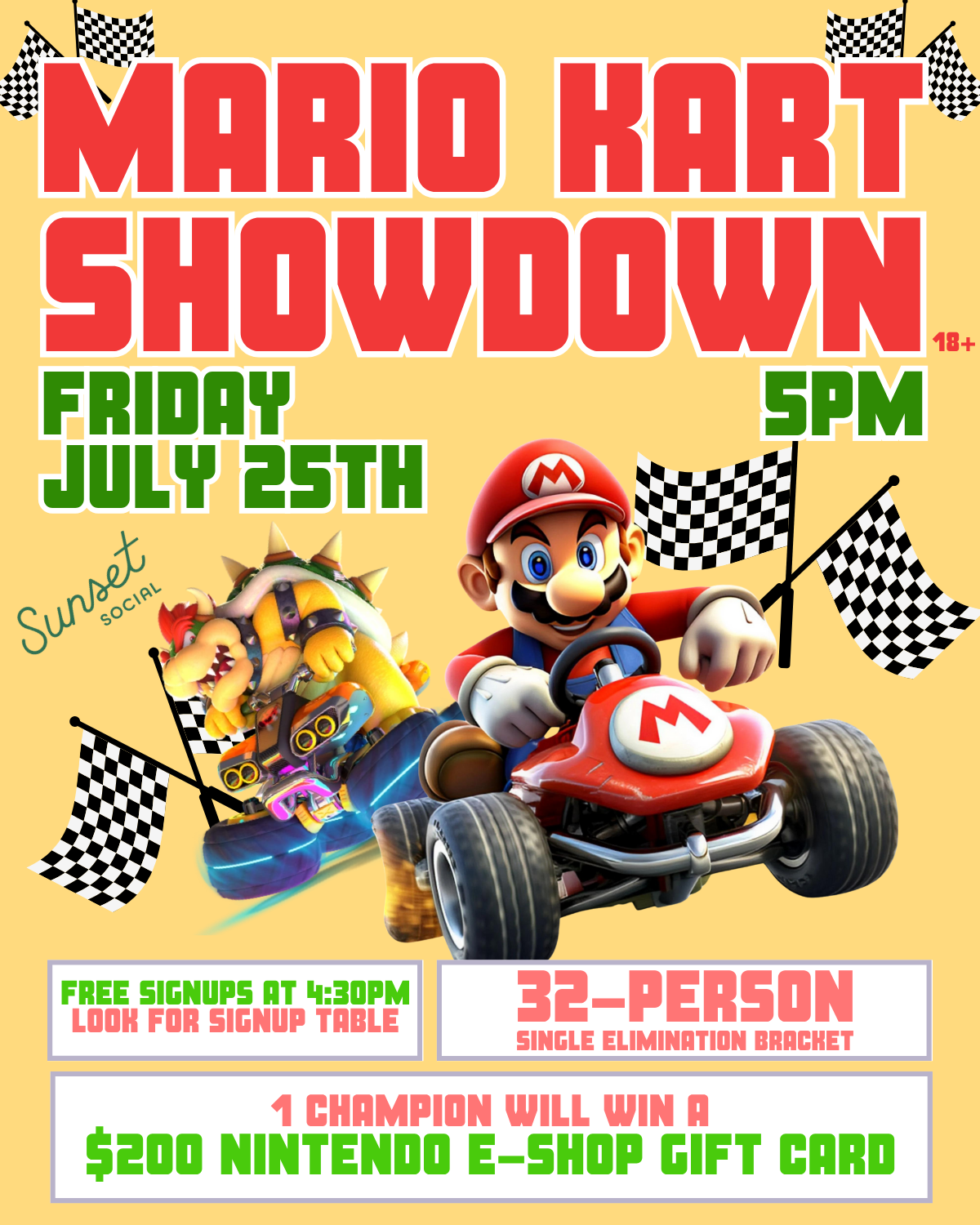 Mario Kart Showdown Promotional graphic