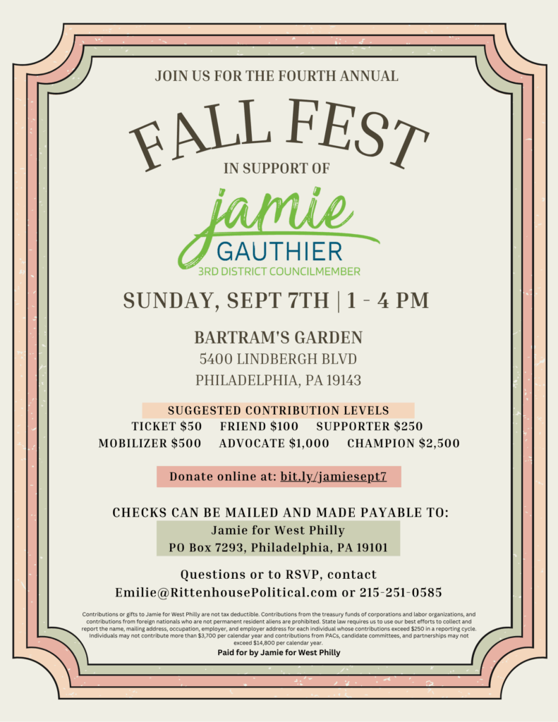Current image: Flyer invitation to Fall Fest by the Office of Jamie Gauthier