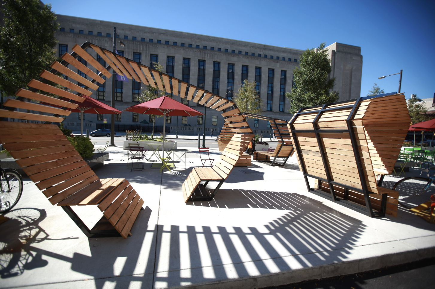 UCD designed Looped In benches