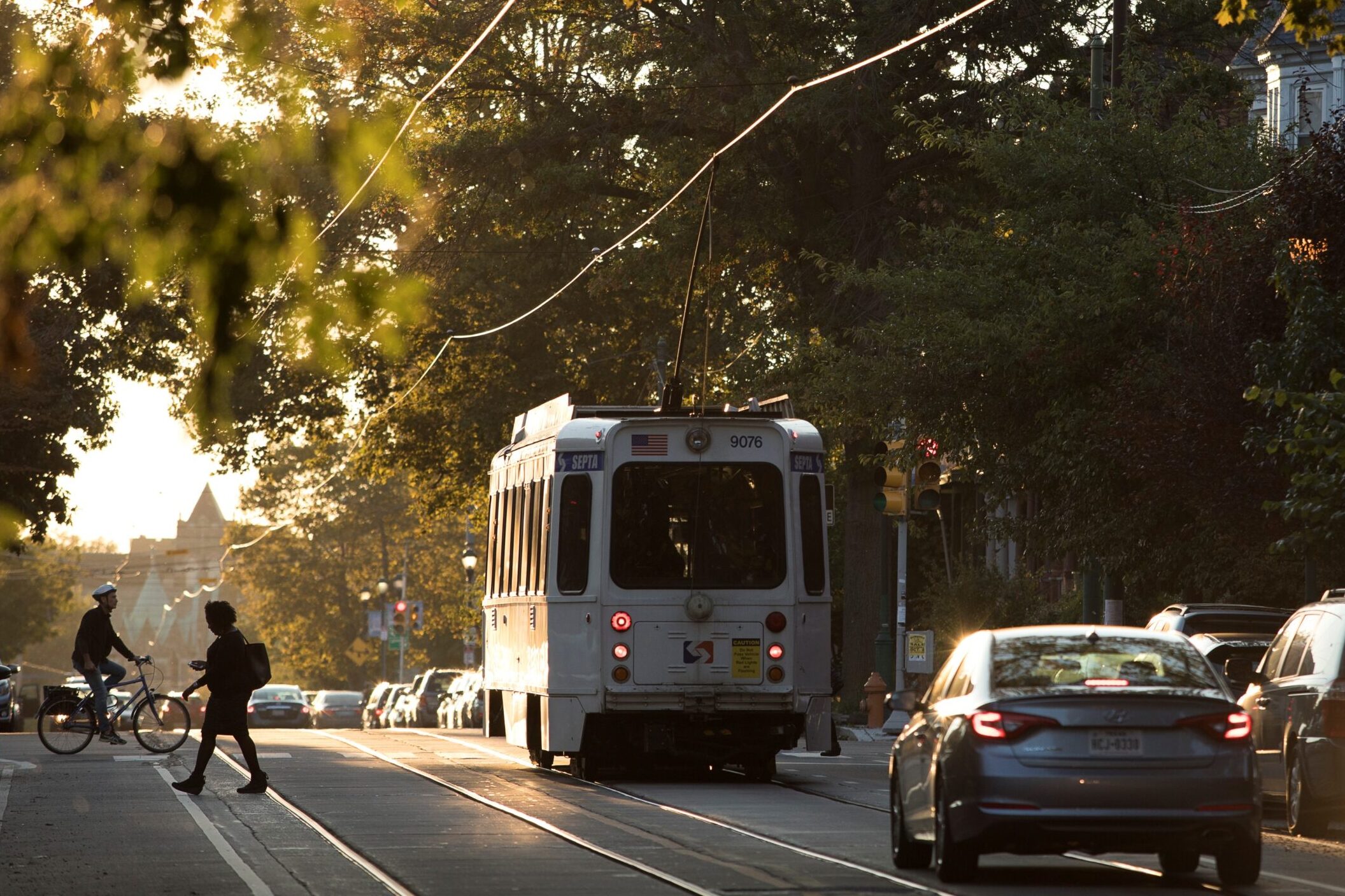 A view of Baltimore Avenue