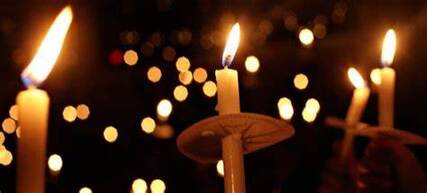 Image of a roman candle, with a light bokeh background