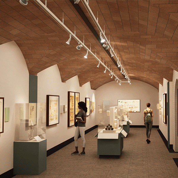 Image of visitors exploring the Penn Museum