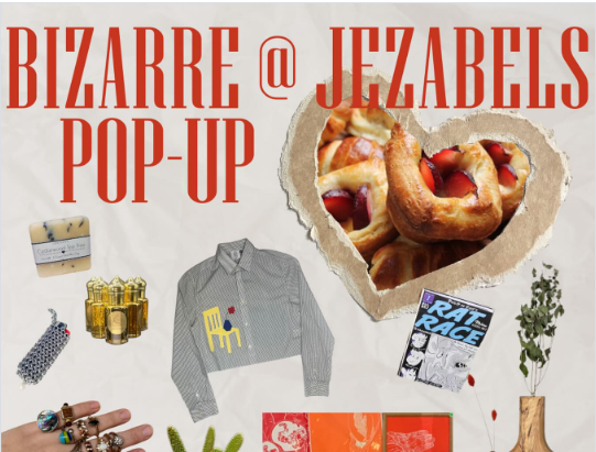 Promotional grpahic for West Philly Bizarre pop-up