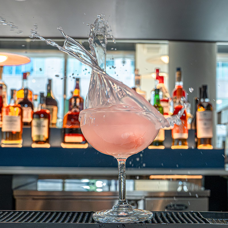 Bulletin Bar at Gather Food Hall cocktail photo